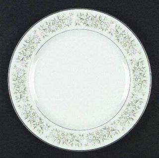 Sterling China (Japan) Springtime Dinner Plate, Fine China Dinnerware   Green Fl