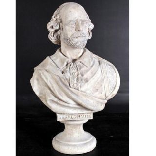 Design Toscano William Shakespeare Grand Scale Sculptural Bust