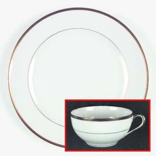 Noritake Mikado, The Dinner Plate, Fine China Dinnerware   White Body,Gold Verge