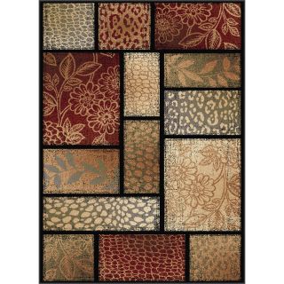 Infinity Collection Brown Area Rug (710 X 103)