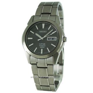 Seiko Men's SGG731 Titanium Silver Dial Watch Seiko Watches