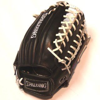 Spalding Pro Select 13" Dexter Fowler Embroidered Fielding Glove with Finger Trap (right handed thrower)  Baseball Batting Gloves  Sports & Outdoors