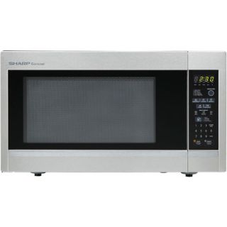 Sharp Carousel 1.8 Cu. Ft. 1100W Countertop Microwave Oven   Stainless