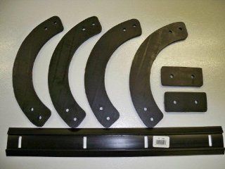 Replaces MTD Paddle Set 753 04472 Plus 731 1033 Shave Plate. Includes Two 735 04033 Rubber Paddles, Four 735 04032 Crescent Spirals, Plus a 731 1033 Shave Plate Scraper Bar  Snow Thrower Accessories  Patio, Lawn & Garden