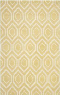 Safavieh CHT731L Chatham Collection Area Rug, 8 Feet by 10 Feet, Light Gold and Ivory  