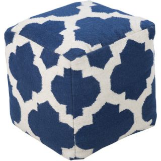 Lavish Lattice Pouf