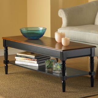 Convenience Concepts French Country Coffee Table with Shelf