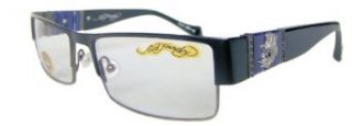 Ed Hardy EHO 733 Designer Eyeglasses   Black Clothing