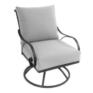 Meadowcraft Monticello Swivel Rocking Seating Chair with Cushion