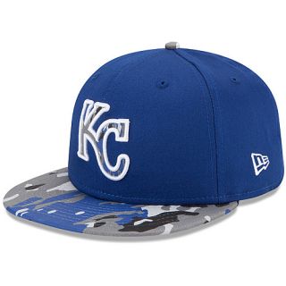 NEW ERA Mens Kansas City Royals Camo Break 9FIFTY Adjustable Cap   Size