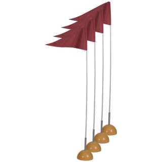 Champion Sports Spring Loaded Corner Flags   Set of 4 (USC4)