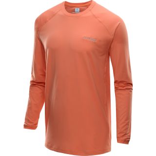 COLUMBIA Mens PFG Freezer Zero Long Sleeve Shirt   Size Medium, Peach