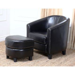 Abbyson Living Bayview Chair and Ottoman