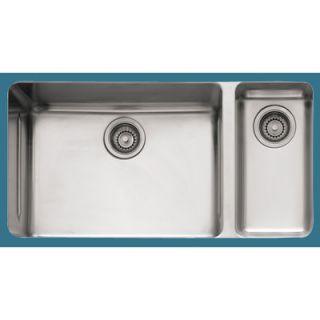 Franke Kubus 33 x 17.94 Double Bowl Kitchen Sink