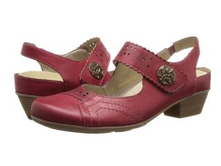 Rieker D7304 Milla 04 Womens Shoes (Red)