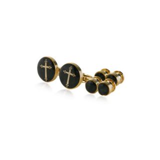 14 karat Christian Formal Cufflink Set