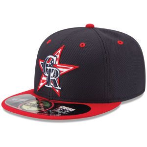 Colorado Rockies New Era MLB 2014 AC July 4th Stars & Stripes 59FIFTY Cap