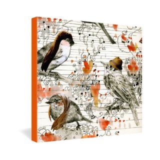 DENY Designs Randi Antonsen Love Birds Canvas Wall Art