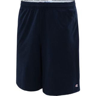 CHAMPION Mens 9 Authentic Cotton Jersey Shorts   Size 2xl, Navy