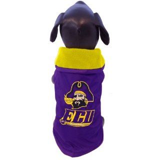 NCAA East Carolina Pirates All Weather Resistant Protective Dog Outerwear, XX Small  Sports Fan Pet Dresses  Sports & Outdoors