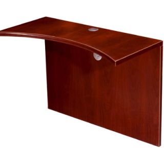 Boss Office Products Curved Bridge Desk