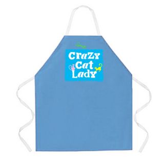 Crazy Cat Lady Apron in Columbia