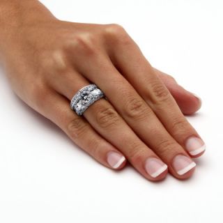 Palm Beach Jewelry Round Cut Cubic Zirconia Bridal Ring Set