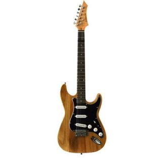 Stedman Pro Electric Guitar with Gig Bag and Cable in Natural