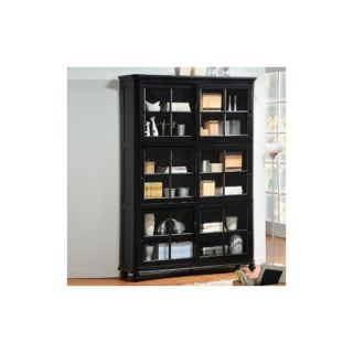 Woodbridge Home Designs 8891 Series Stackable Bookcase in Black