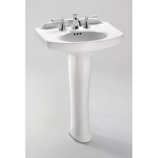 Toto Dartmouth Pedestal Bathroom Sink with Faucet   LPT642.8