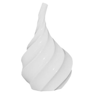 Urban Trends 14 Textured White Ceramic Vase