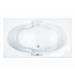 Reliance Whirlpools Basics 71 x 42 Rectangular Bathtub with Center