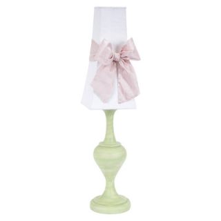 Jubilee Collection Curvature Large Table Lamp with Tower Shade and Bow