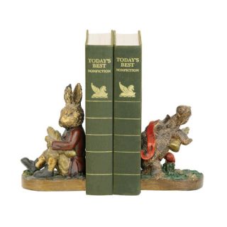 Tortoise and Hare Book Ends (Set of 2)