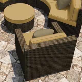 Forever Patio Hampton Deep Seating Chair and Ottoman with Cushions