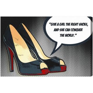 Oliver Gal The Right Shoes Canvas Art