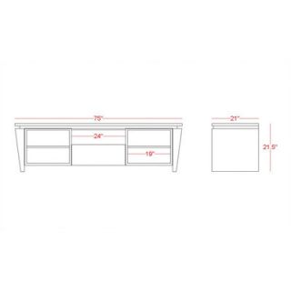 Furnitech Modern 75 TV Stand