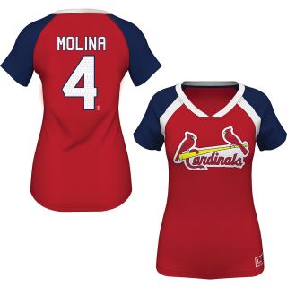 MAJESTIC ATHLETIC Womens St. Louis Cardinals Yadier Molina Forged Power Name