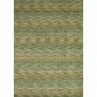 Hand loomed Aria Herbal Garden Wool Rug (36 X 56)