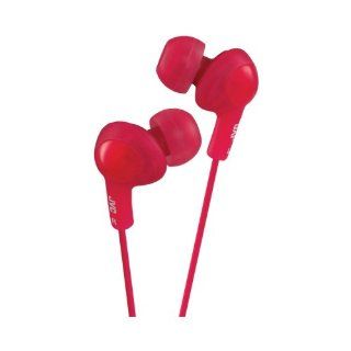Jvc Hafr6r Gummy Plus In Ear Headphones With Remote & Mic (Red) Electronics
