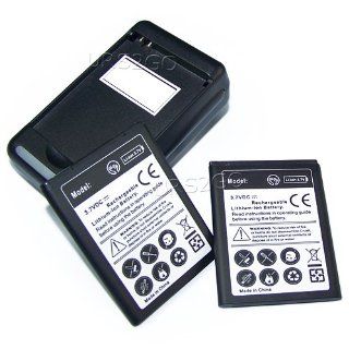 2x 2010mah Battery+wall Charger for Samsung Galaxy Centura Sch s738c Android Cell Phones & Accessories