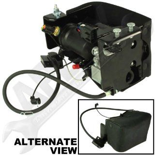 APDTY 050112 Air Suspension Compressor Assembly w/Dryer & Steel Mount Housing For 2007 2013 Escalade, Avalanche, Suburban, Yukon, Tahoe (Replaces GM 15254590) Automotive