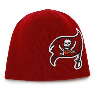 47 BRAND Mens Tampa Bay Buccaneers Mammoth Logo Knit Beanie   Size Adjustable