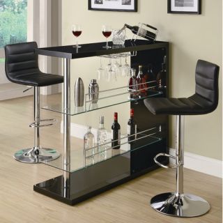 Wildon Home ® Fairlie Bar Table in Black