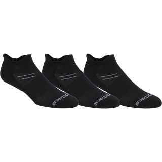 BROOKS Womens Every Day Double Tab Socks   3 Pack   Size 9 11, Black/grey