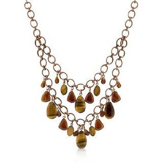 GT Design Beaded Rose Copper Necklace Jewelry