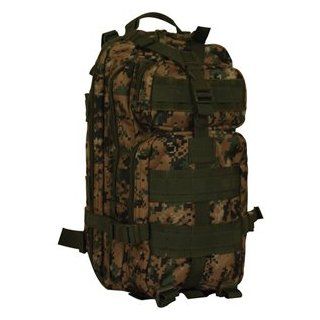 Ultimate Arms Gear Woodland Digital Camo Camouflage Military Travelers Medium Size Modular Molle Alice Web System Transporter Bag Pack Case  Gun Cases And Bags  Sports & Outdoors