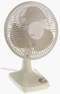 Lasko Products 9" Oscillating Table Fan White   Electric Household Fans