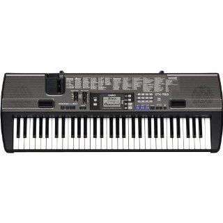 Casio 61 Key Portable Keyboard w/ Stand   Black   CTK 720/STADV Musical Instruments