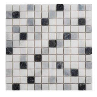 Emser Tile Metro 24 x 12 Honed Marble Tile in White